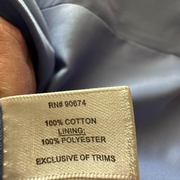 Boston Proper, Vintage jacket, Two tone blue, Size 16 - Picture 15 of 16